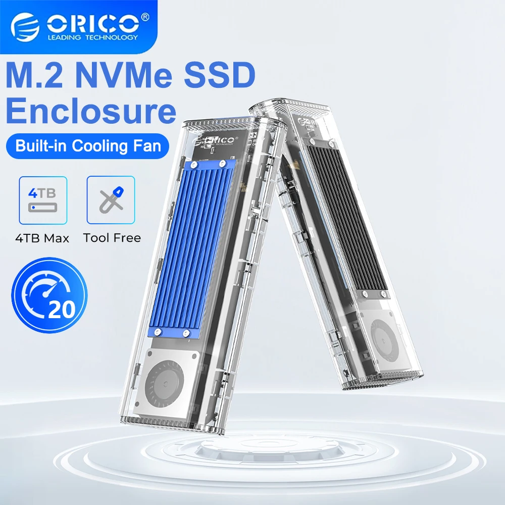 Thunderbolt 4 External Ssd 4Tb - ORICO 20Gbps M.2 NVMe SSD Case