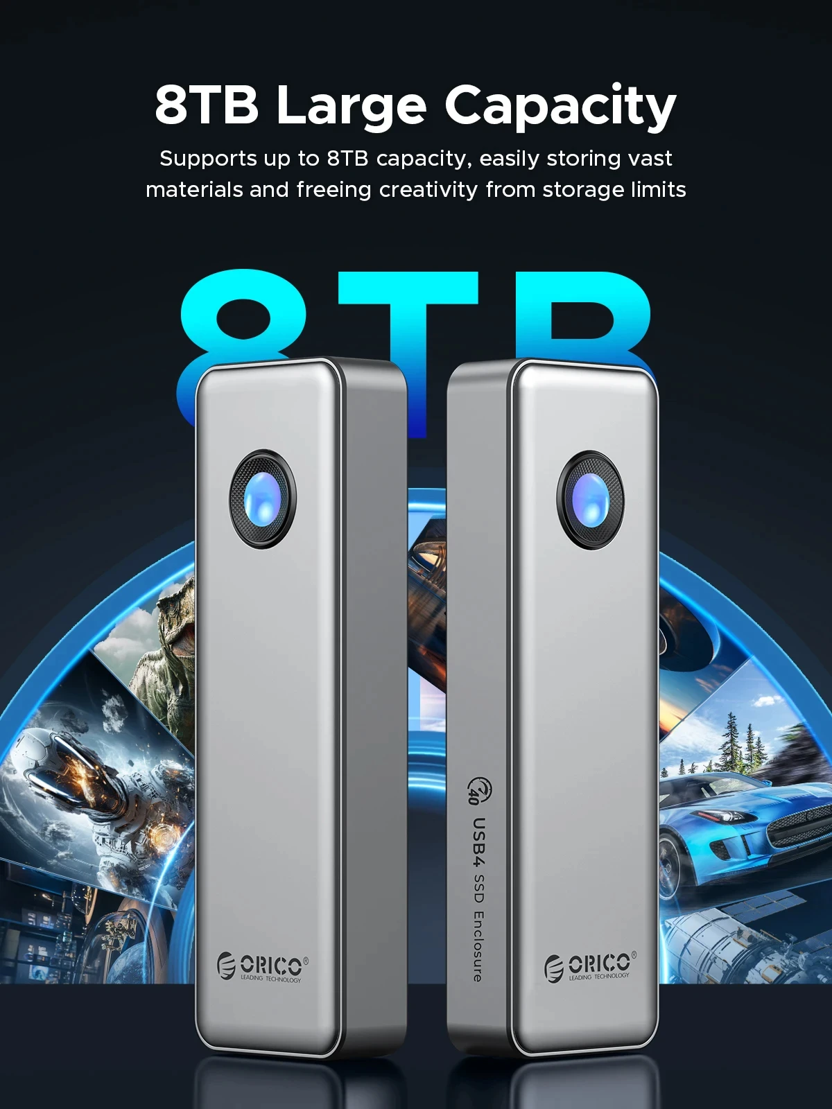 ORICO USB4 40Gbps M.2 NVMe SSD - огляд і ціна Usb4 40Gbps External Ssd 8Tb