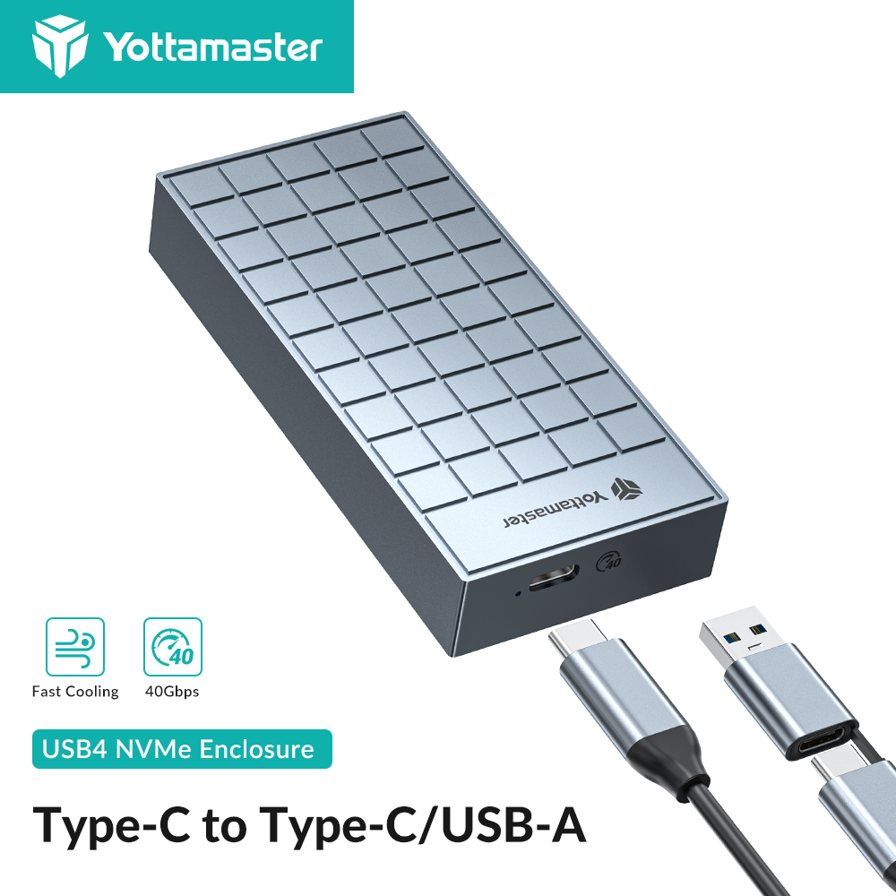 Yottamaster 40Gbps M.2 NVMe SS - огляд і ціна Thunderbolt 4 External Ssd 4Tb